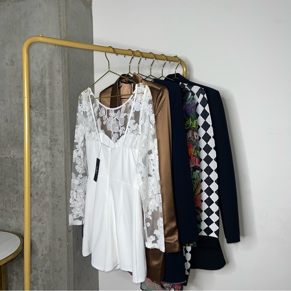 Lulus White Write Your Own Romance White Embroidered Long Sleeve Romper - Picture 10 of 13